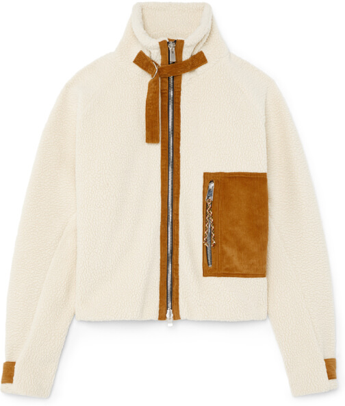 G. Label by goop Bettencourt Fleece Combo Bomber