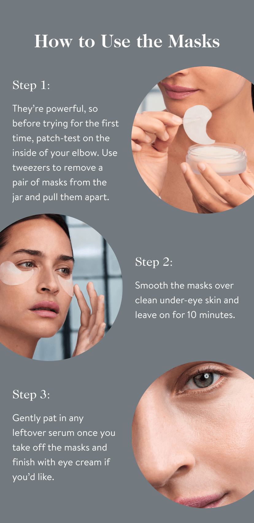 how to use the masks