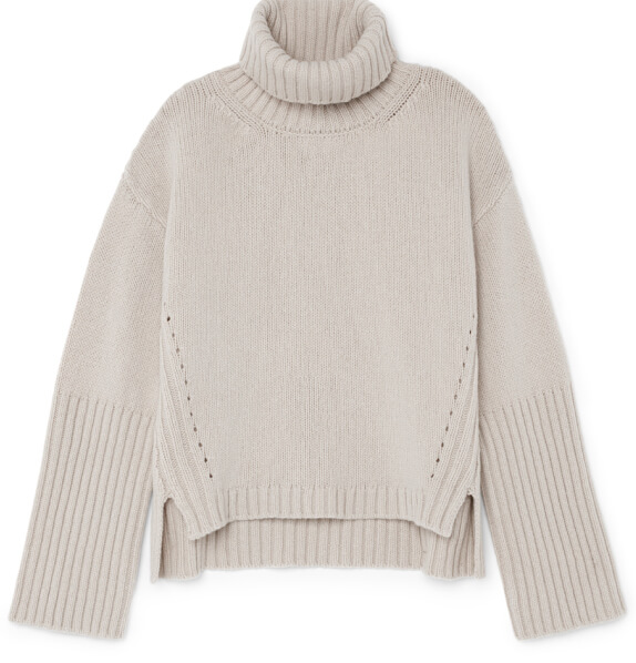 G. Label by goop Yang High-Cuff Turtleneck Sweater