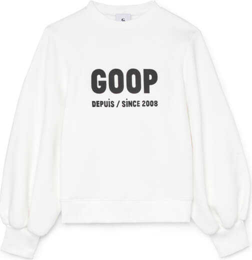 goop x G. Label Wu Graphic Puff-Sleeve Pullover