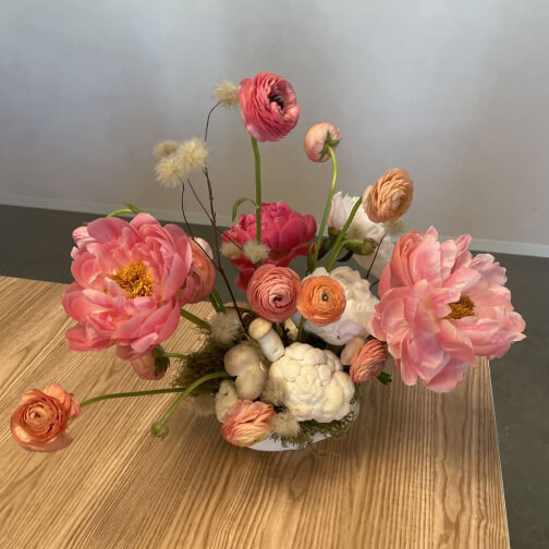 Yasmine Floral Design Mushroom Floral Arrangement