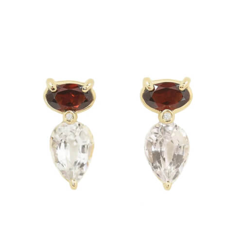 Bondeye Jewelry Strawberry Crystal Diamond Jollie Studs