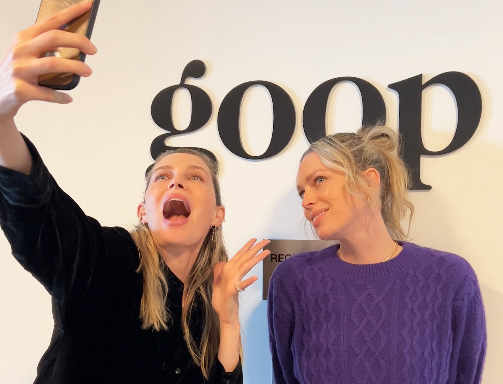 Foster Sisters at goop HQ