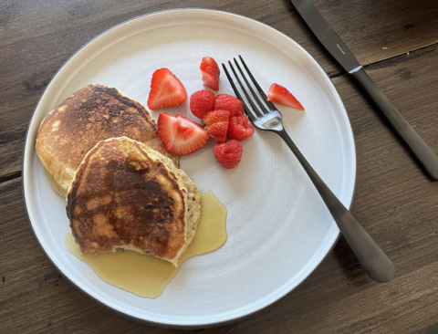 Kate McLeod’s Pillowy (Mochi Flour) Pancakes