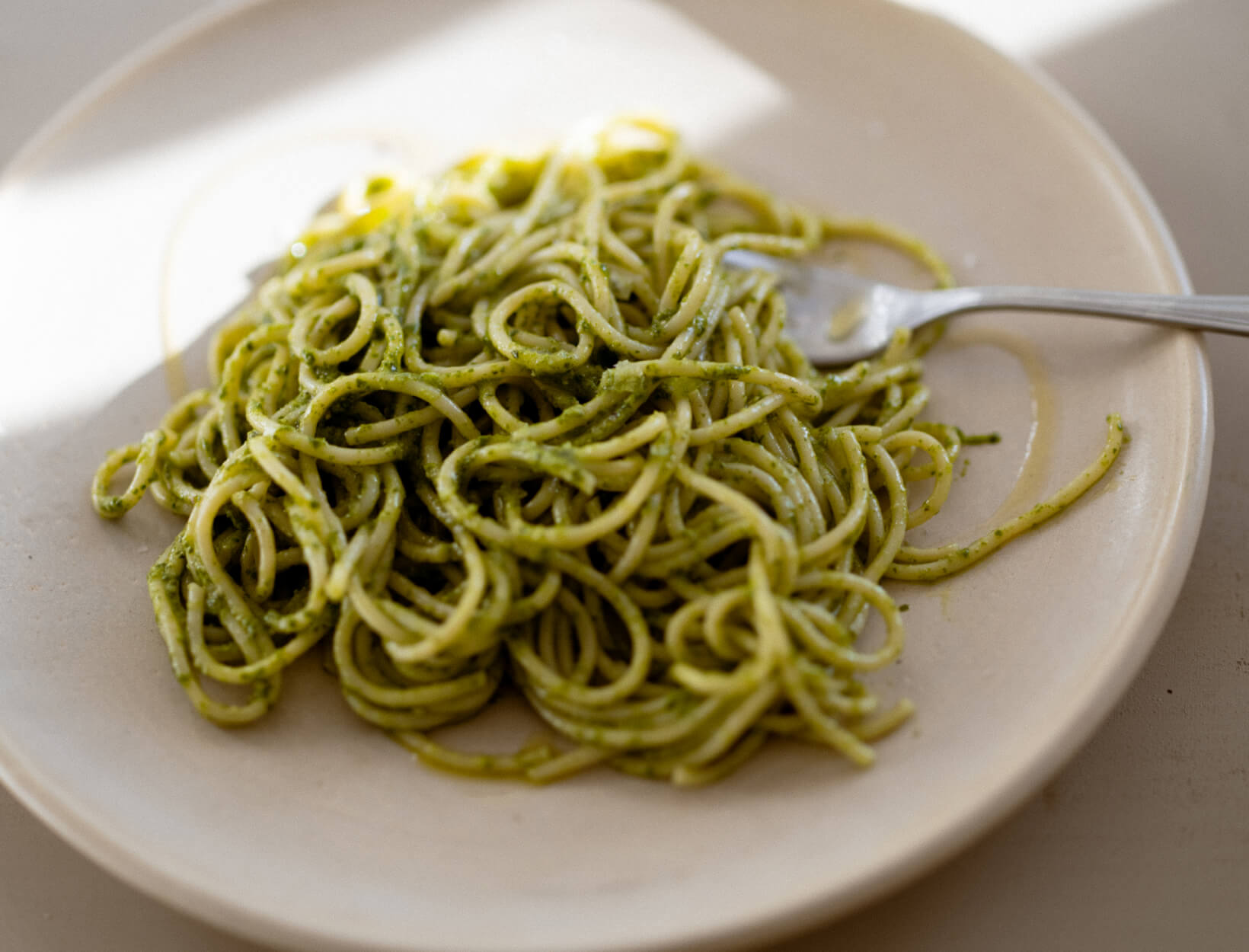 Green Pesto Pasta Recipe | goop