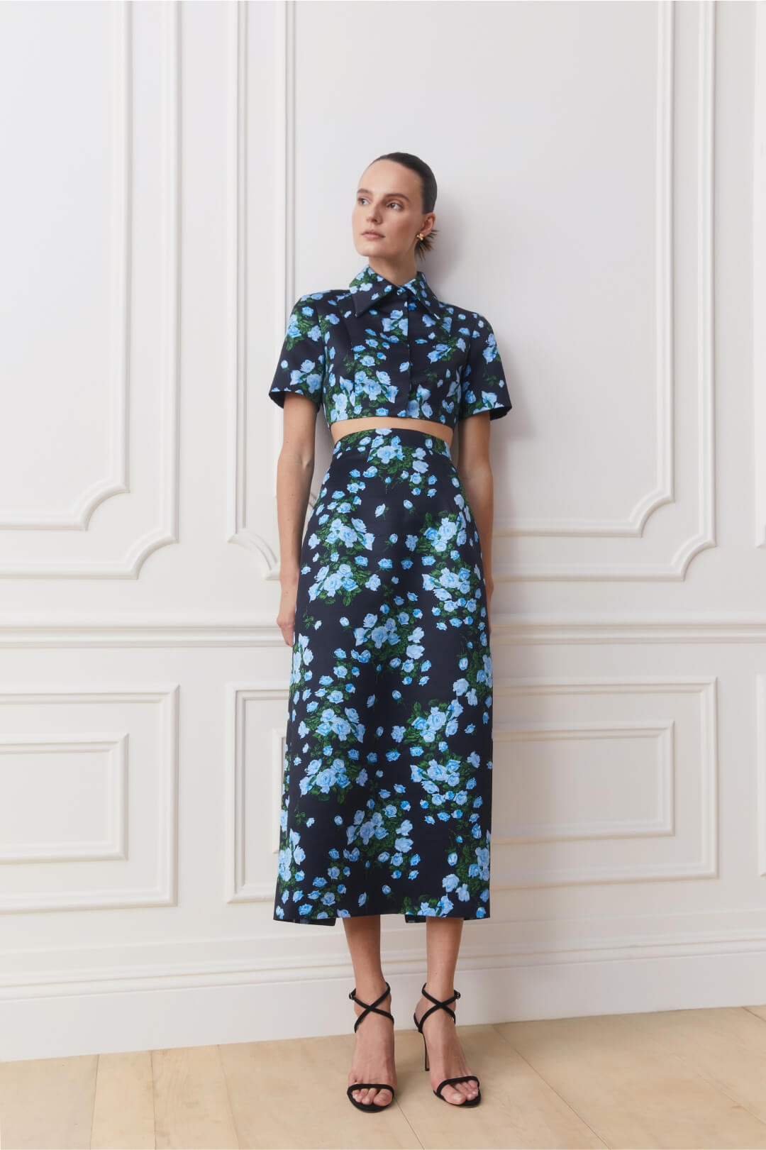 Heena Taffeta Faille Top and Lorinda Taffeta Faille Skirt