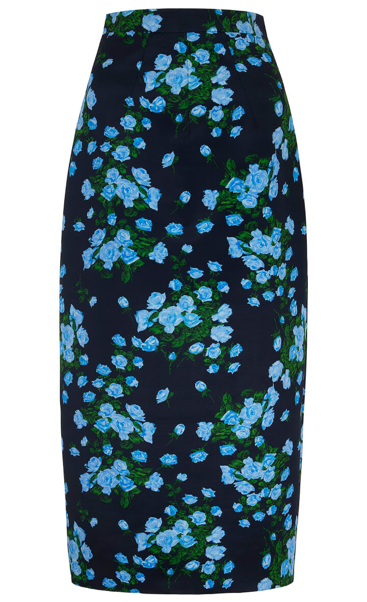 Lorinda Taffeta Faille Skirt Emilia Wickstead x goop, $780