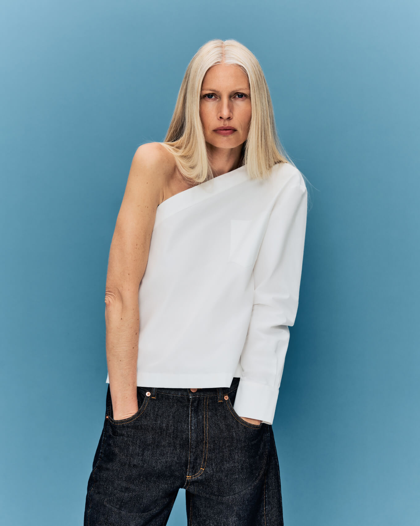 Knight One-Shoulder Shirt