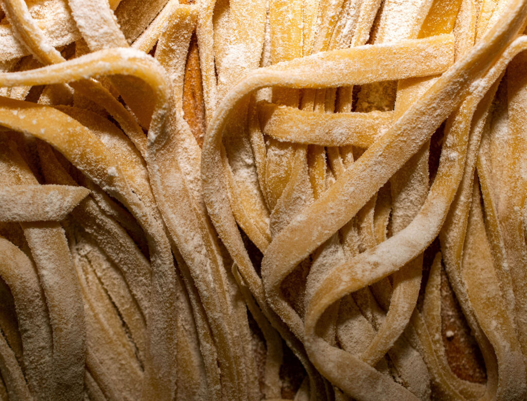 Fettuccine con La Vignarola