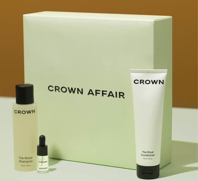 crown affair The Mini Shampoo, Conditioner, and Oil Set