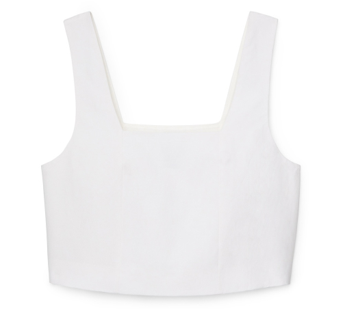 G. Label by goop Emerson Square-Neck Top