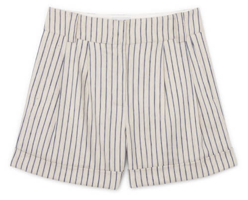 G. LABEL BY GOOP Colinsky Striped Shorts