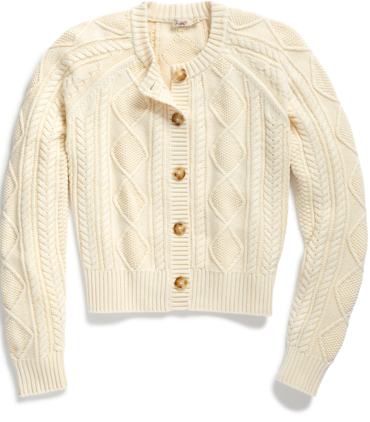 faherty Sunwashed Cable Cardigan