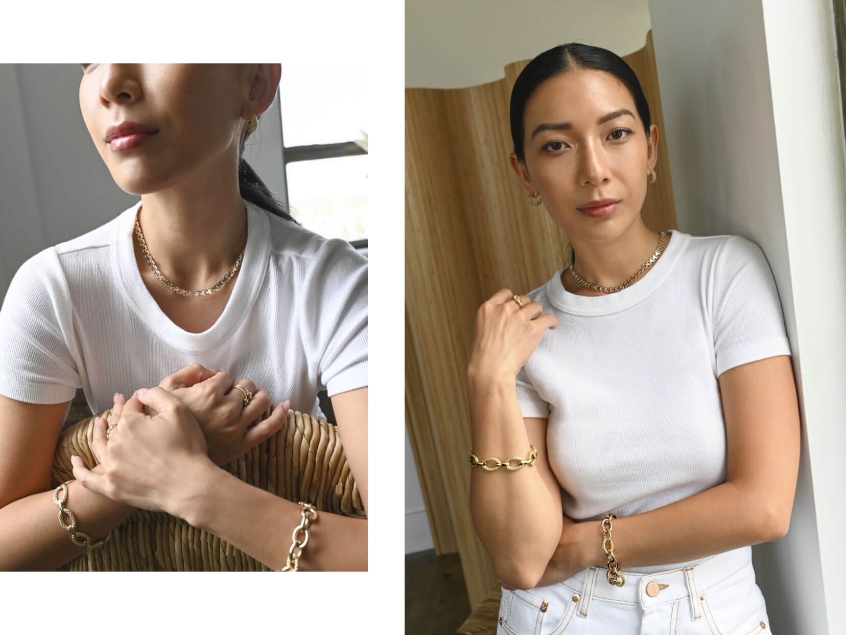 Stephanie Liu Hjelmeseth in Ben Bridge jewelry