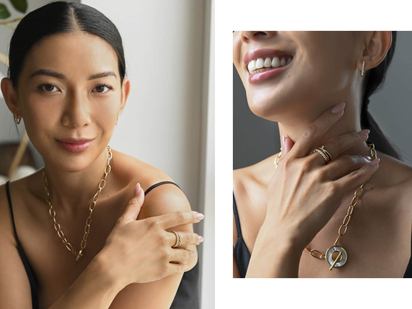 Stephanie Liu Hjelmeseth in Ben Bridge jewelry