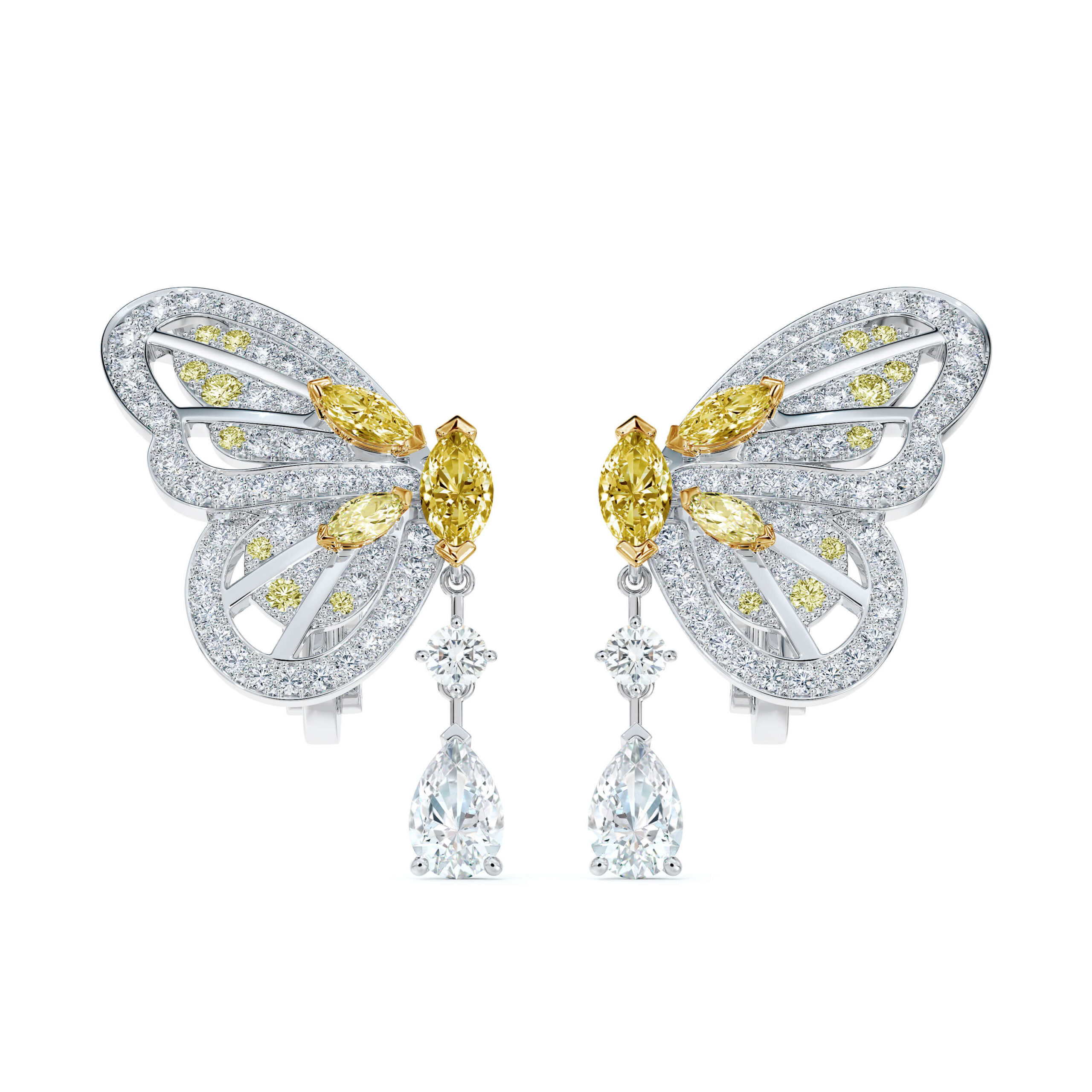 Jewels by Grace Vintage Fan-Motif Changeable Earrings, by Van Cleef & Arpels