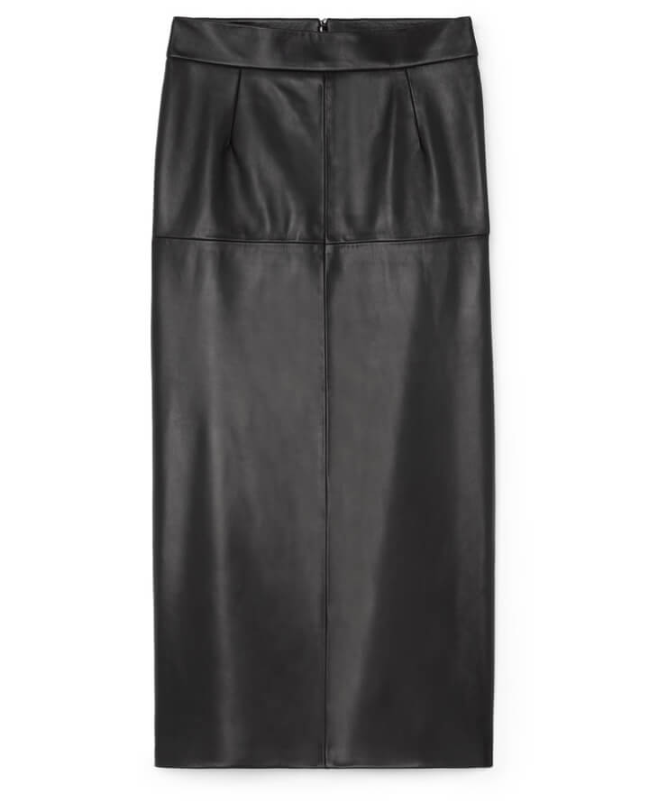 g. statement   Miranda Leather Pencil Skirt