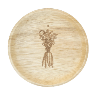 maaterra Compostable Carrot Plates, Set of 8 $32