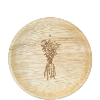 maaterra Compostable Carrot Plates, Set of 8 $32