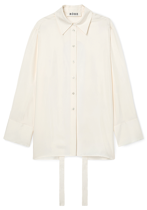 Róhe Deconstructed Silk Shirt | goop